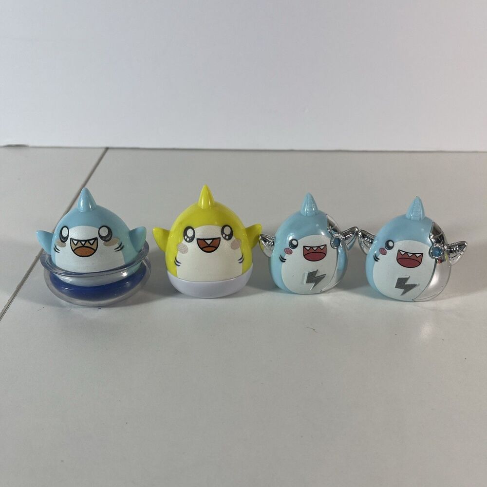 LankyBox Thicc Shark Lot Series 3 Mini Figures 4pc
